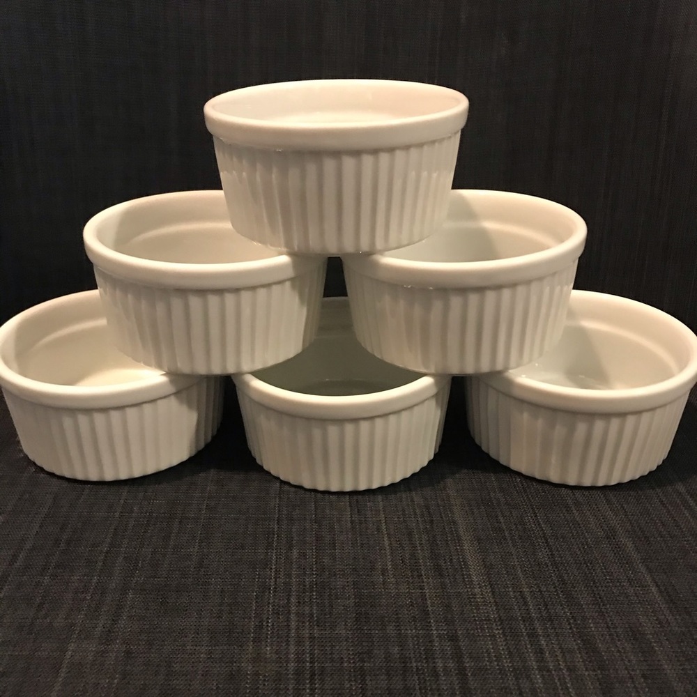 🆕. Norpro Ramekins - Mini Porcelain set of 6